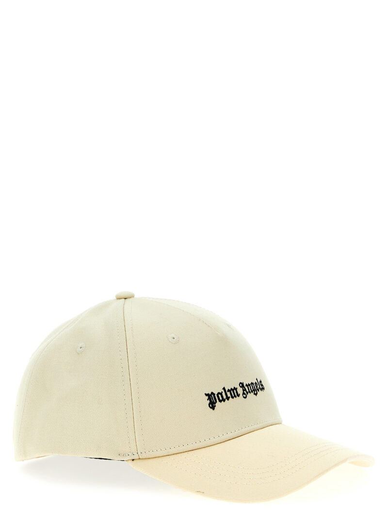 'Classic Logo' baseball cap PMLB094S24FAB00203100310 PALM ANGELS White/Black