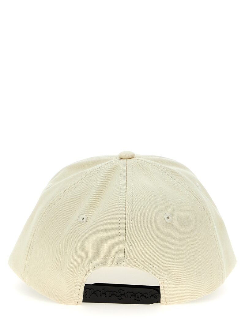 'Classic Logo' baseball cap Man PALM ANGELS White/Black