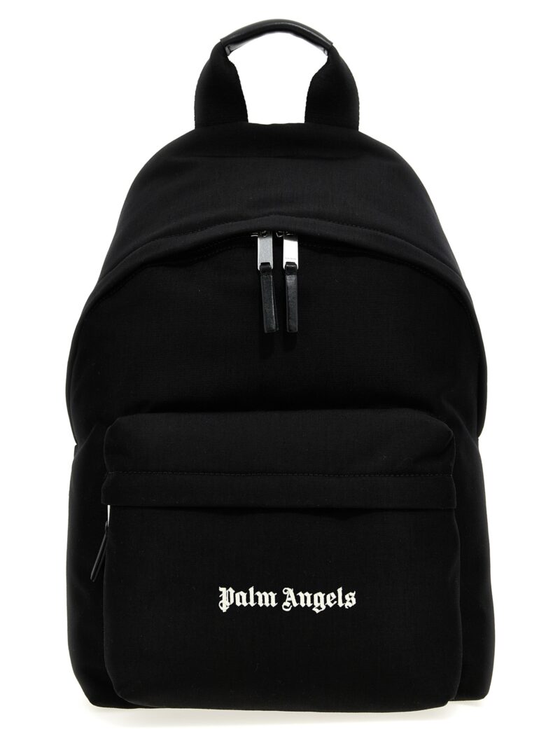 Logo print backpack PALM ANGELS White/Black