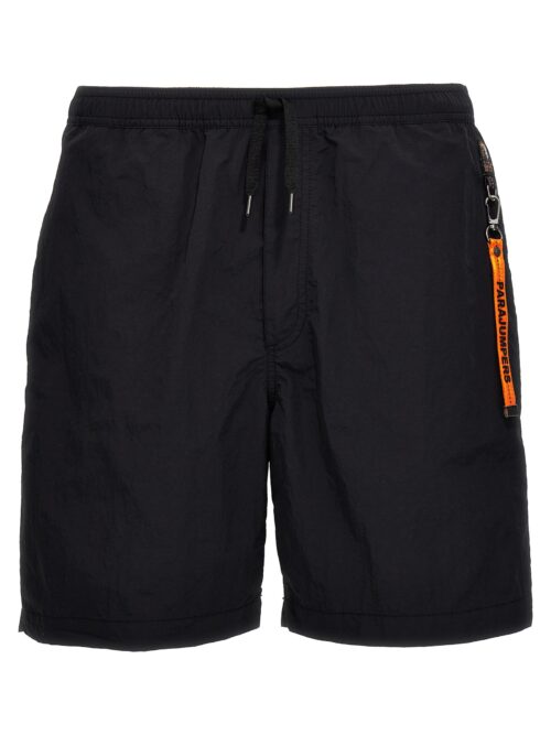 Logo swim shorts PARAJUMPERS Black