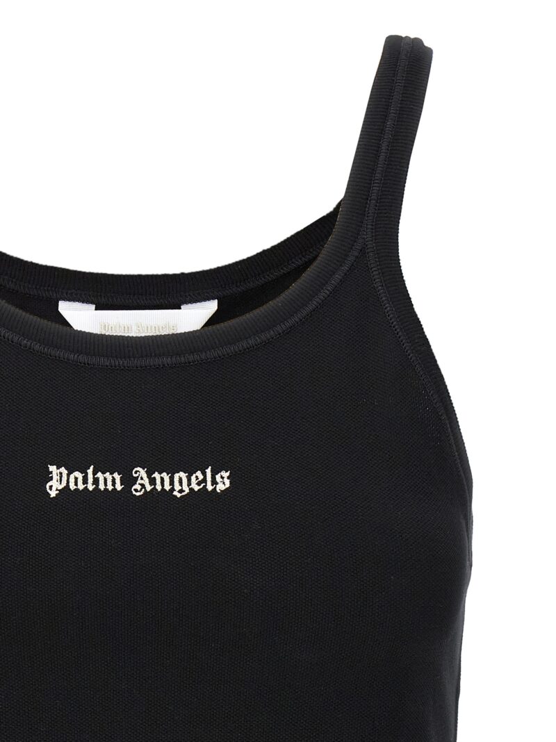 'Classic Logo' tank top Woman PALM ANGELS White/Black