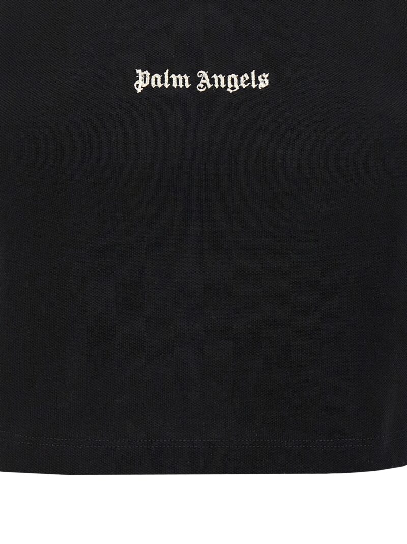 'Classic Logo' tank top 100% cotton PALM ANGELS White/Black