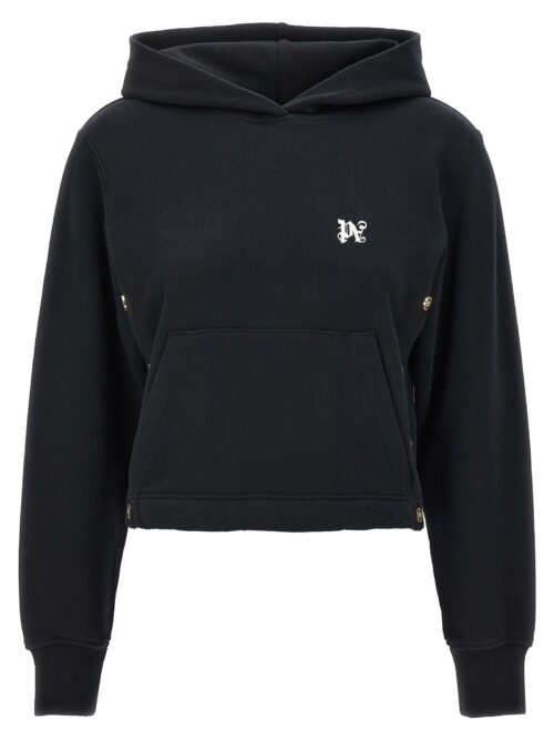 'PA Buttons' hoodie PALM ANGELS Black