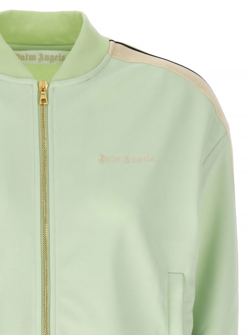 'Classic track' sweatshirt Woman PALM ANGELS Green