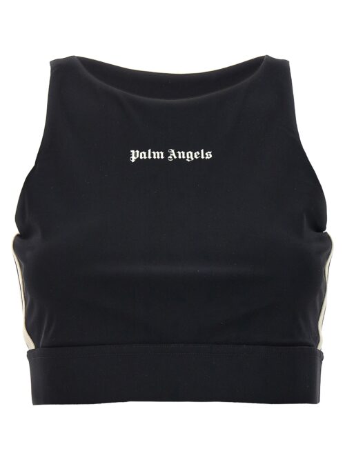 'B Track Training' sports top PALM ANGELS White/Black