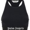 Logo sports top PALM ANGELS Black