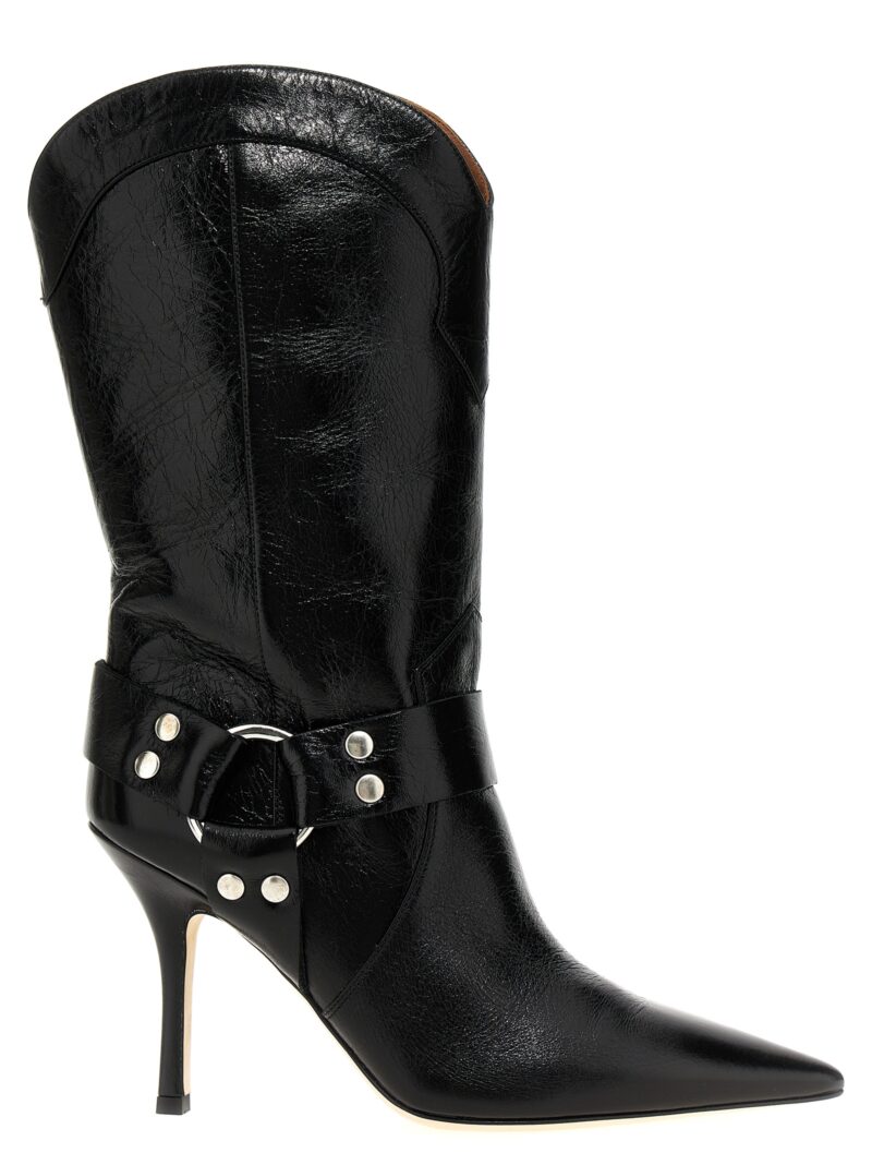 'June' boots PARIS TEXAS Black