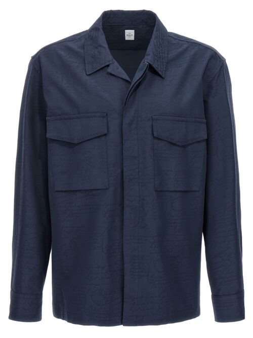 'Scritto' overshirt BERLUTI Blue