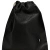 Leather backpack RICK OWENS Black