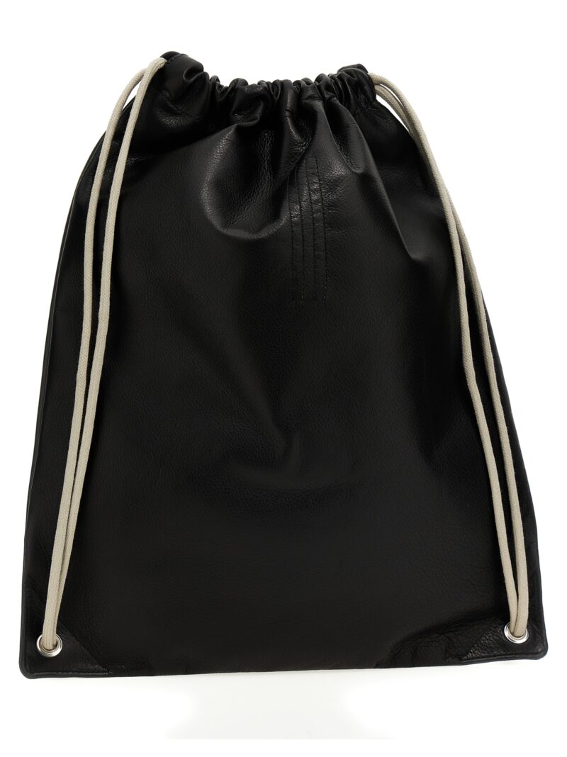 Leather backpack RA01D0475LCN0908 RICK OWENS Black