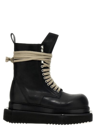 'Laceup Turbo Cyclops' boots RICK OWENS Black
