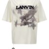 Logo print t-shirt LANVIN White