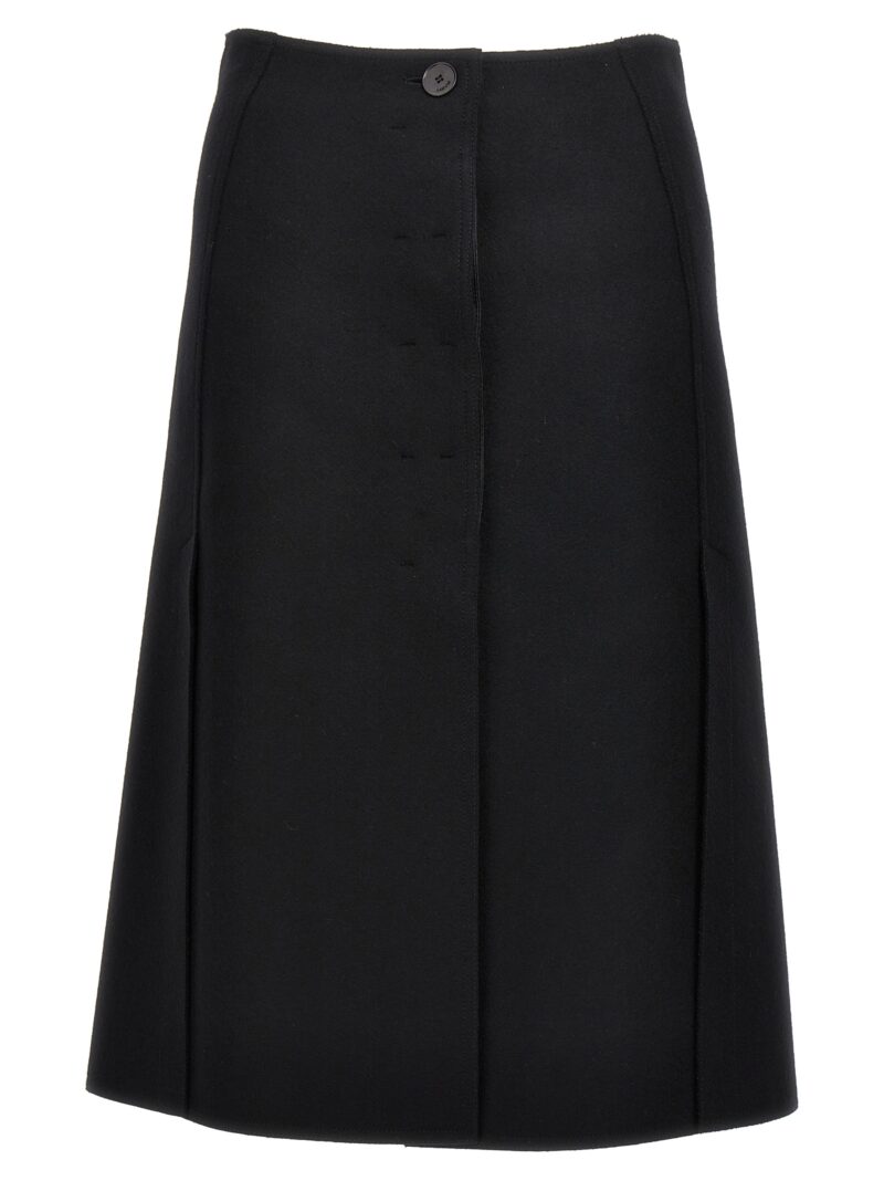 Wool skirt LANVIN Black
