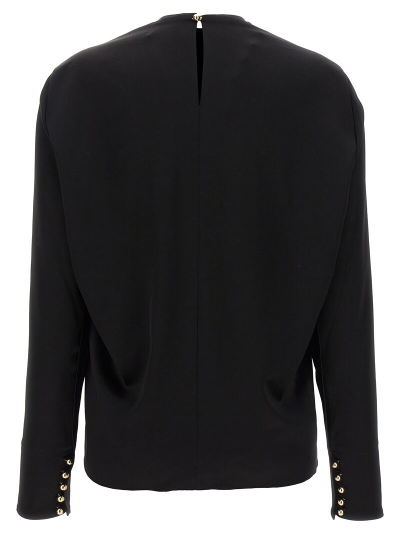 Metallic detail blouse RWTO00045822H2310 LANVIN Black