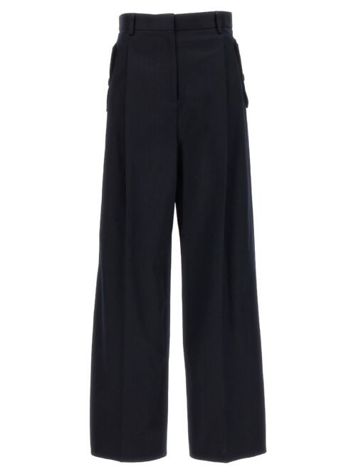 Loose leg front pleat pants LANVIN Blue