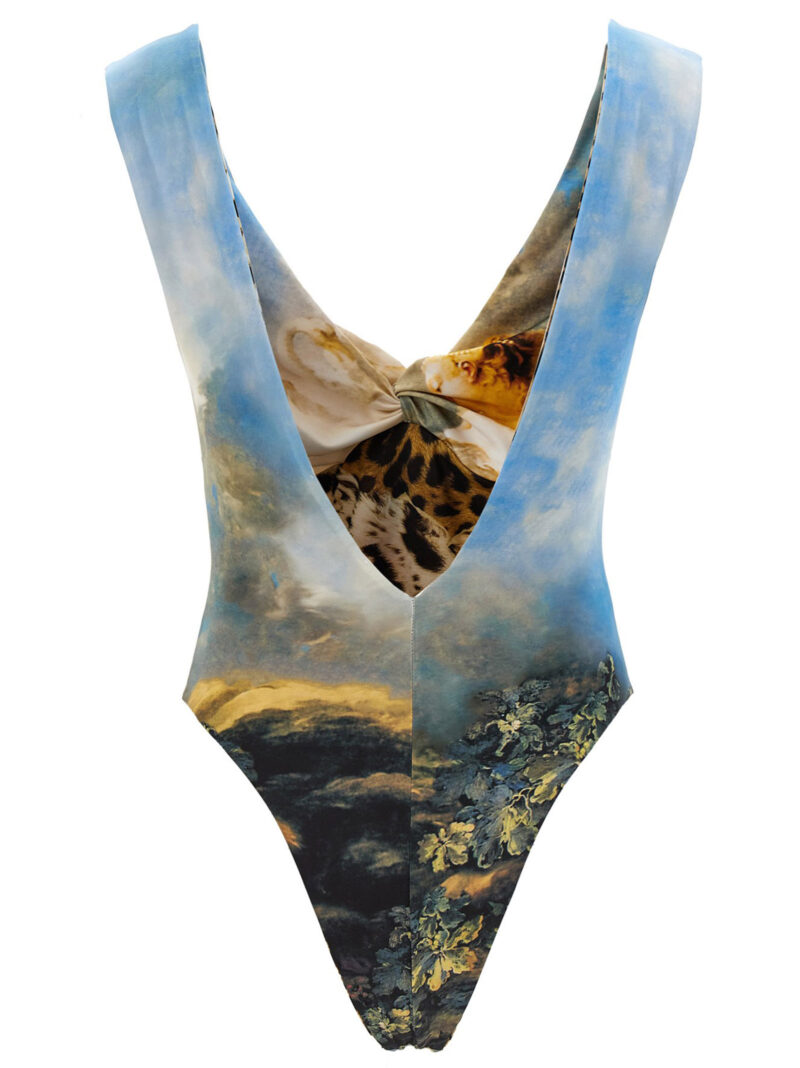 'Wild Leda' reversible inner swimsuit Woman ROBERTO CAVALLI Multicolor