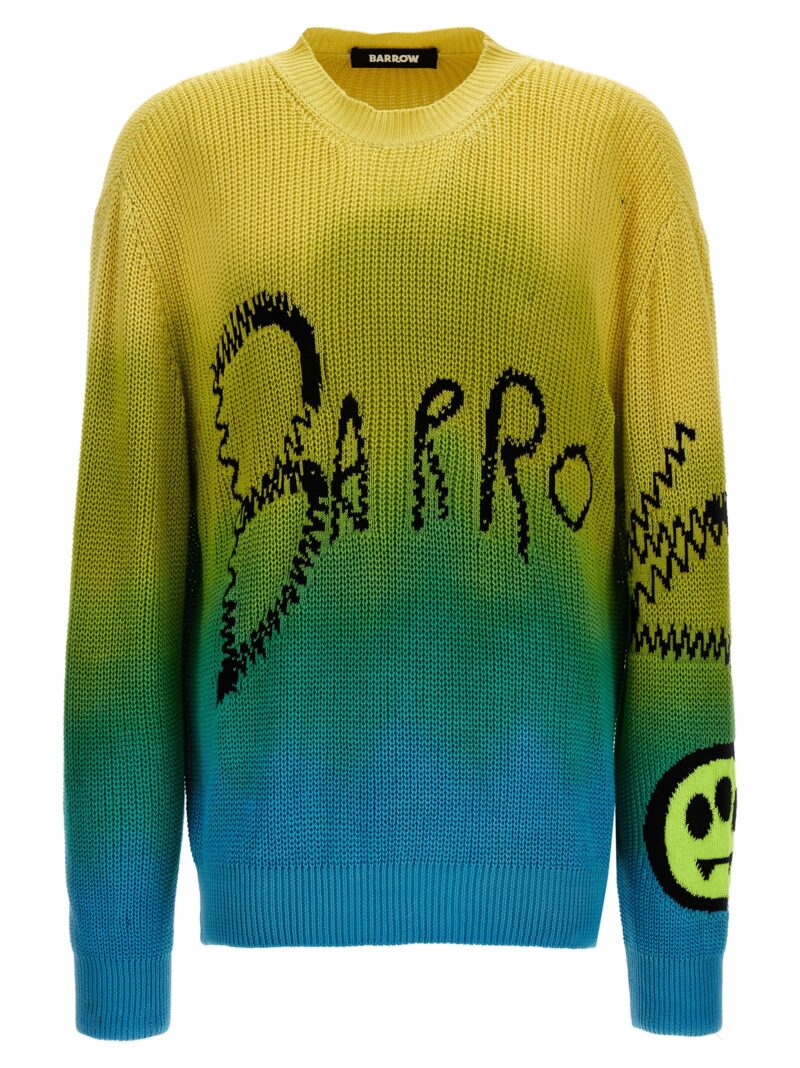 Jacquard logo sweater BARROW Multicolor