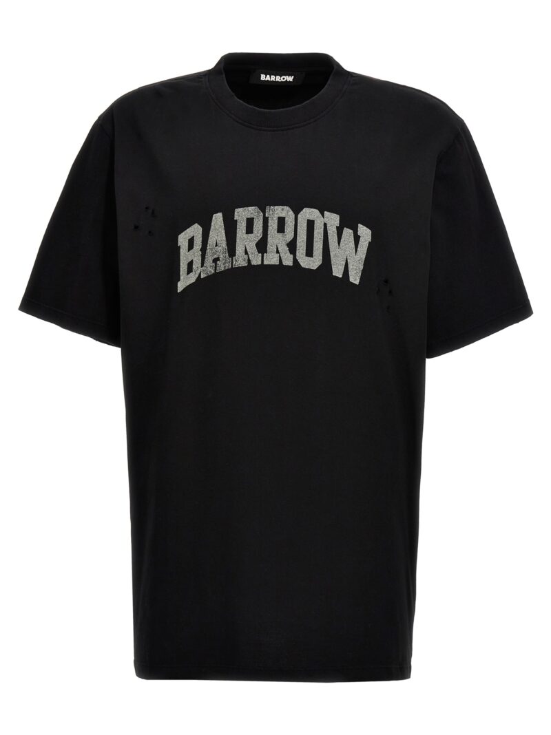 Logo print t-shirt BARROW Black