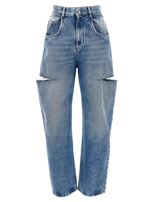 Cut-out jeans MAISON MARGIELA Light Blue