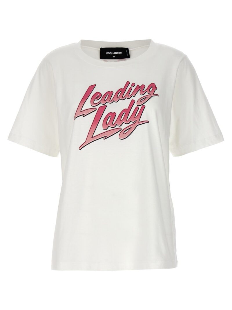 'Leading lady' T-shirt DSQUARED2 White