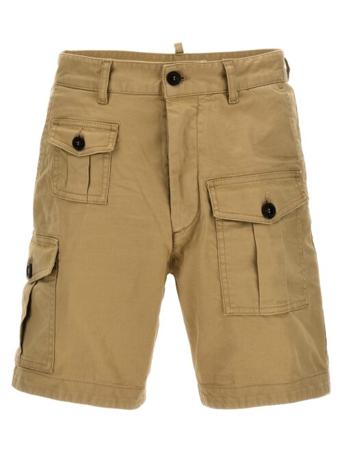 'Sexy cargo' bermuda shorts DSQUARED2 Beige