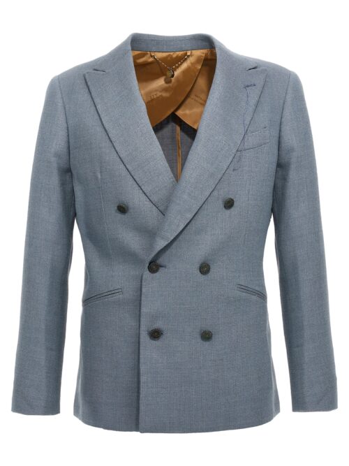 'Sam' blazer MAURIZIO MIRI Light Blue