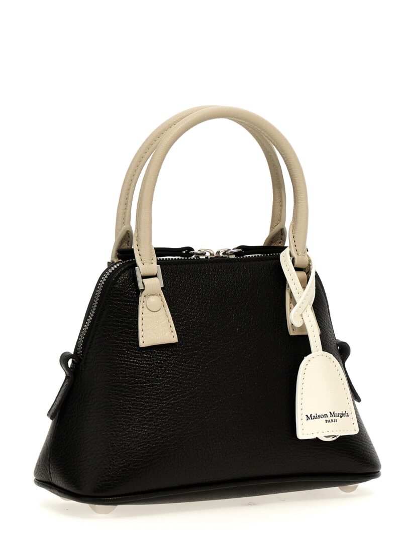 '5AC classique micro' handbag Woman MAISON MARGIELA White/Black