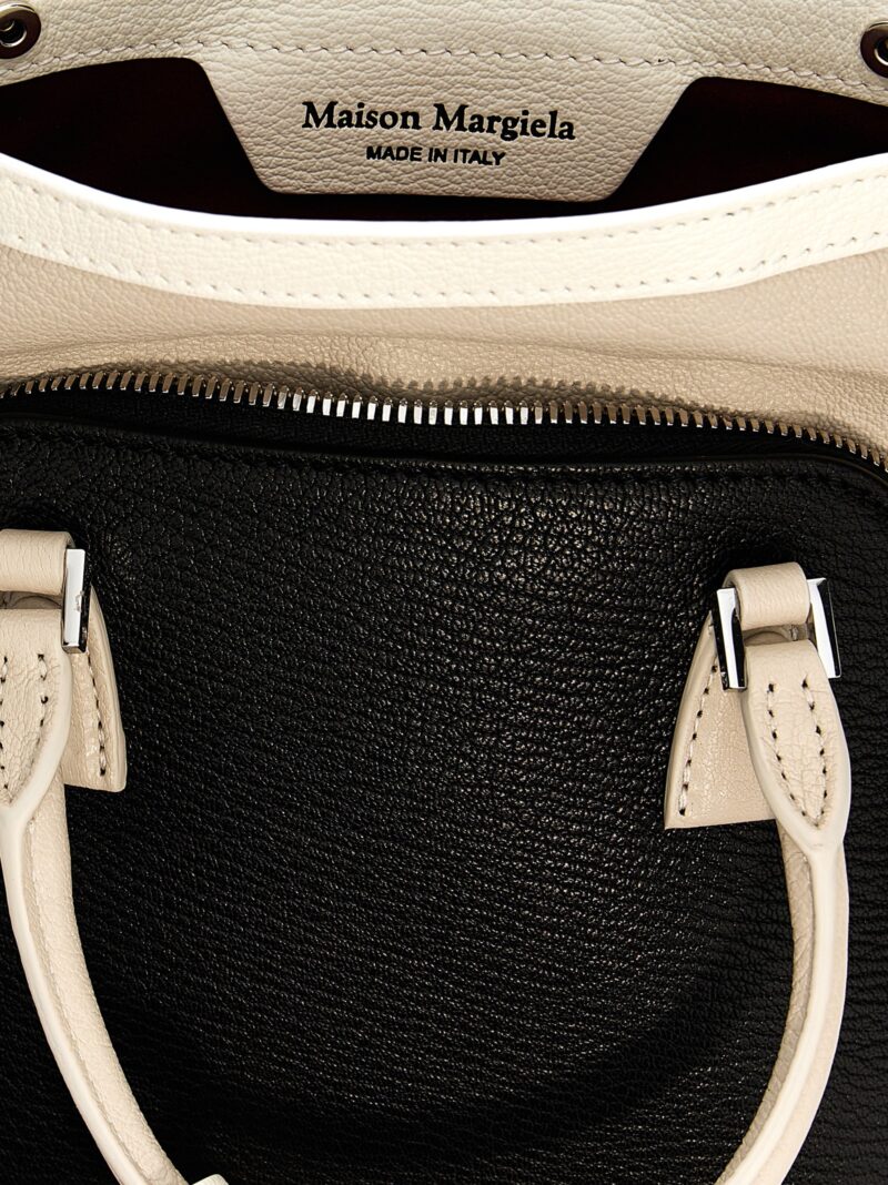 '5AC classique micro' handbag 100% CFP MAISON MARGIELA White/Black