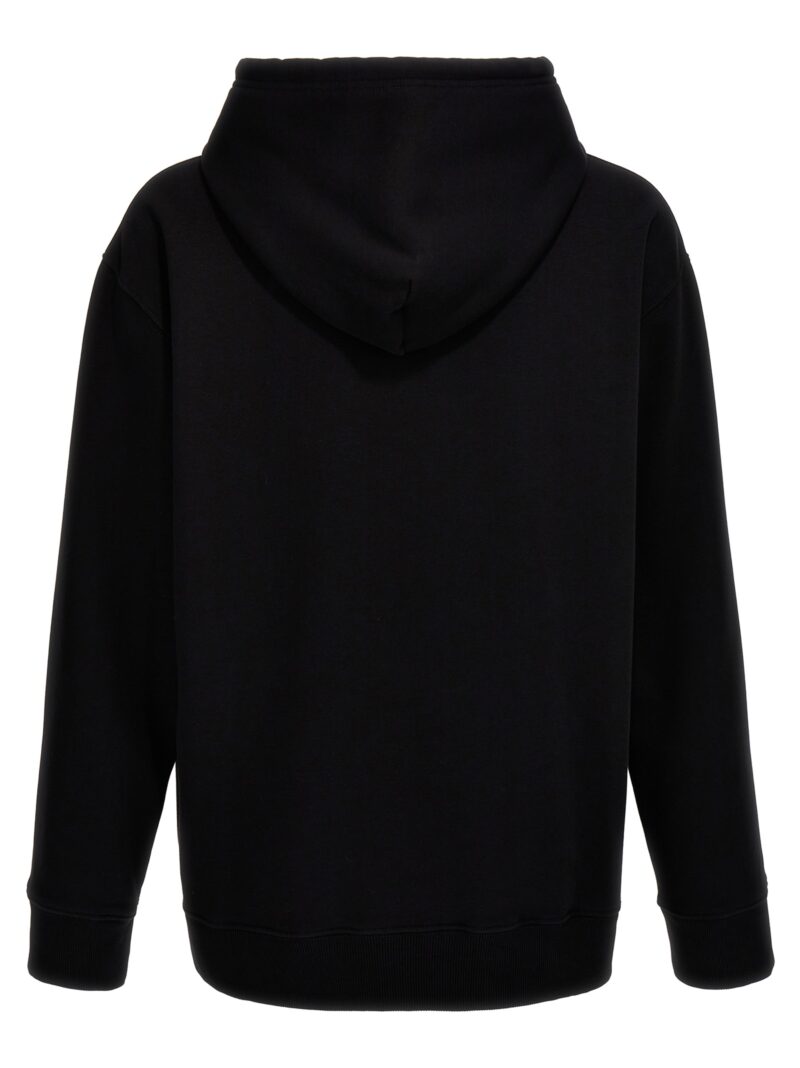 Logo embroidery hoodie SH0GU0004S25624900 MM6 MAISON MARGIELA Black