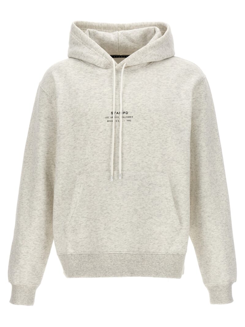 'Stacked Logo' hoodie STAMPD Gray