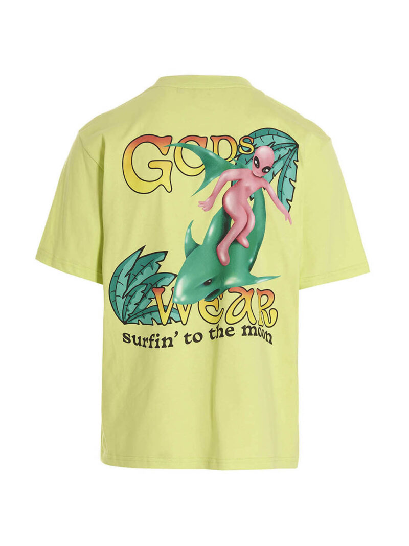 T-shirt 'Surfing Weirdo' SS23M13065351 GCDS Green