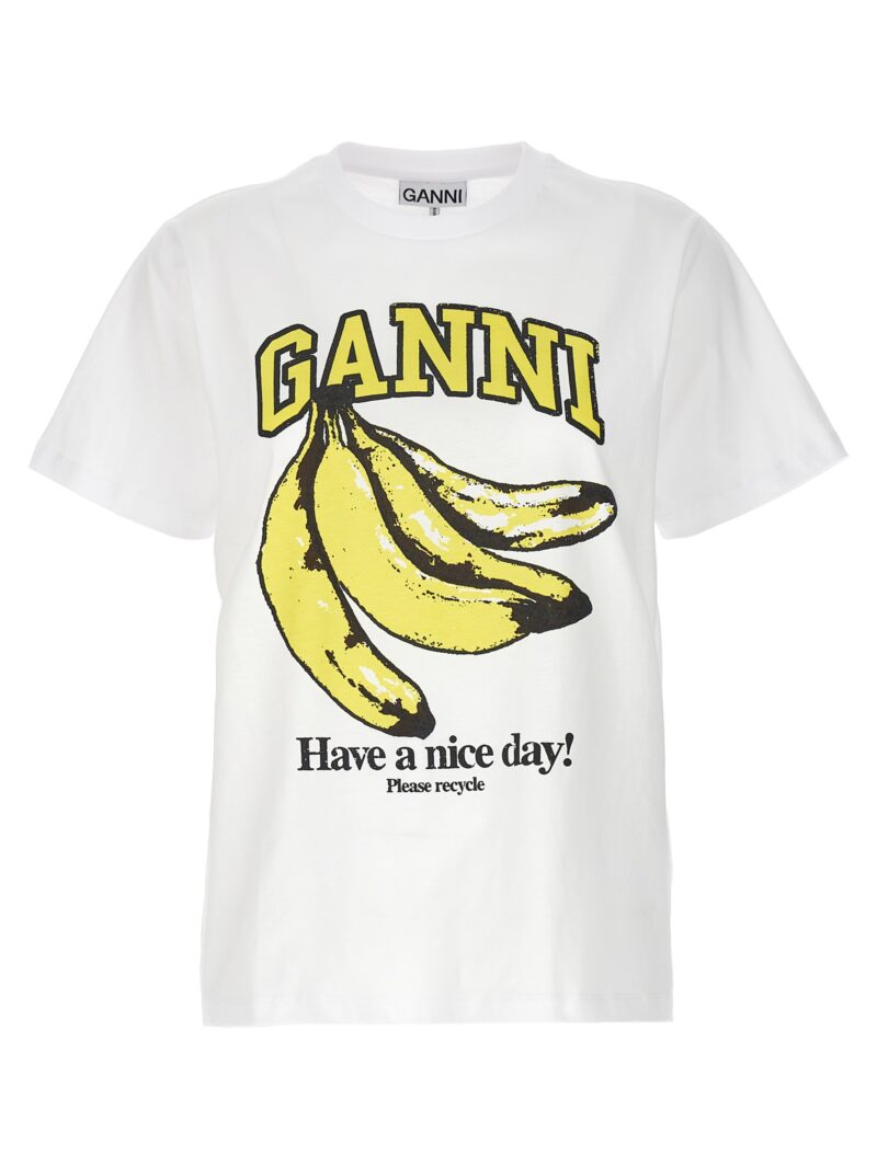 'Banana' T-shirt GANNI White