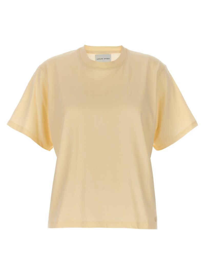 Crew-neck t-shirt LOULOU STUDIO White