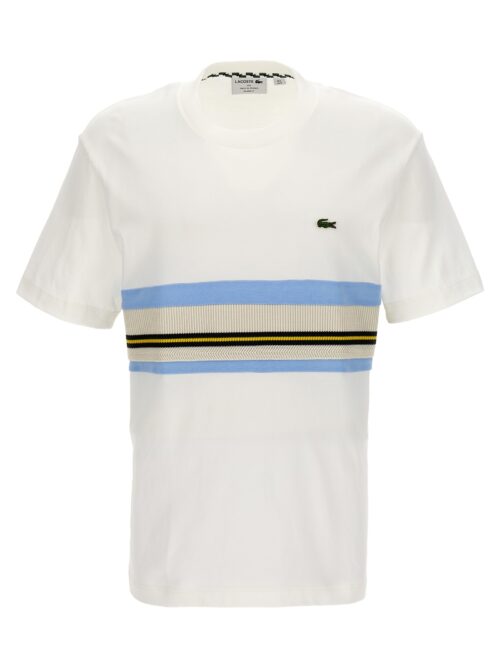 Logo patch t-shirt LACOSTE White