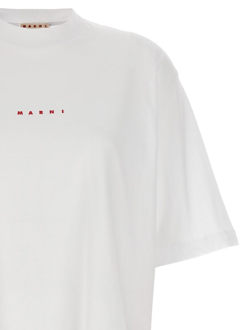 Logo print T-shirt Woman MARNI White