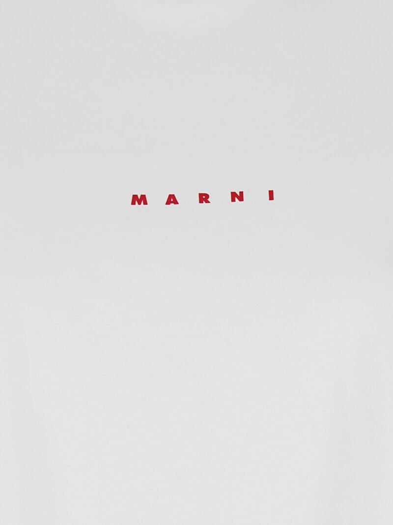 Logo print T-shirt 100% cotton MARNI White