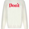 'Don't' sweatshirt UNDERCOVER White
