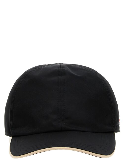 Logo embroidery cap KITON Black