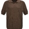 Knitted polo shirt ZEGNA Green