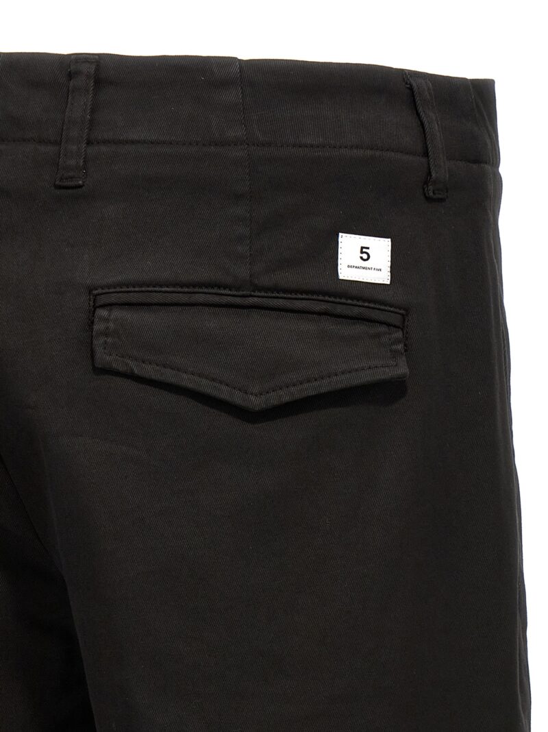 'Off' pants 98% cotton 2% rubber DEPARTMENT 5 Black