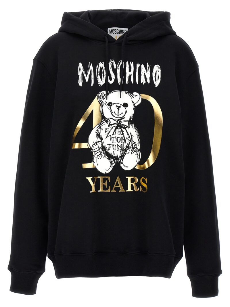 'Teddy 40 Years Of Love' hoodie MOSCHINO Black