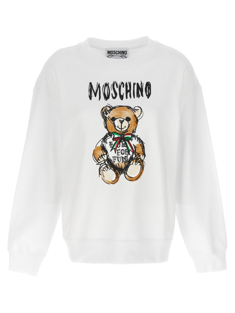 'Teddy Bear' sweatshirt MOSCHINO White