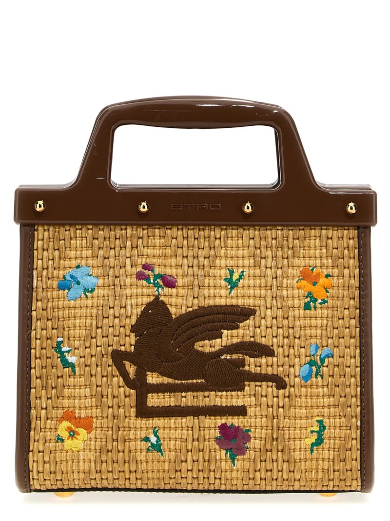 'Love Trotter' small shopping bag ETRO Beige