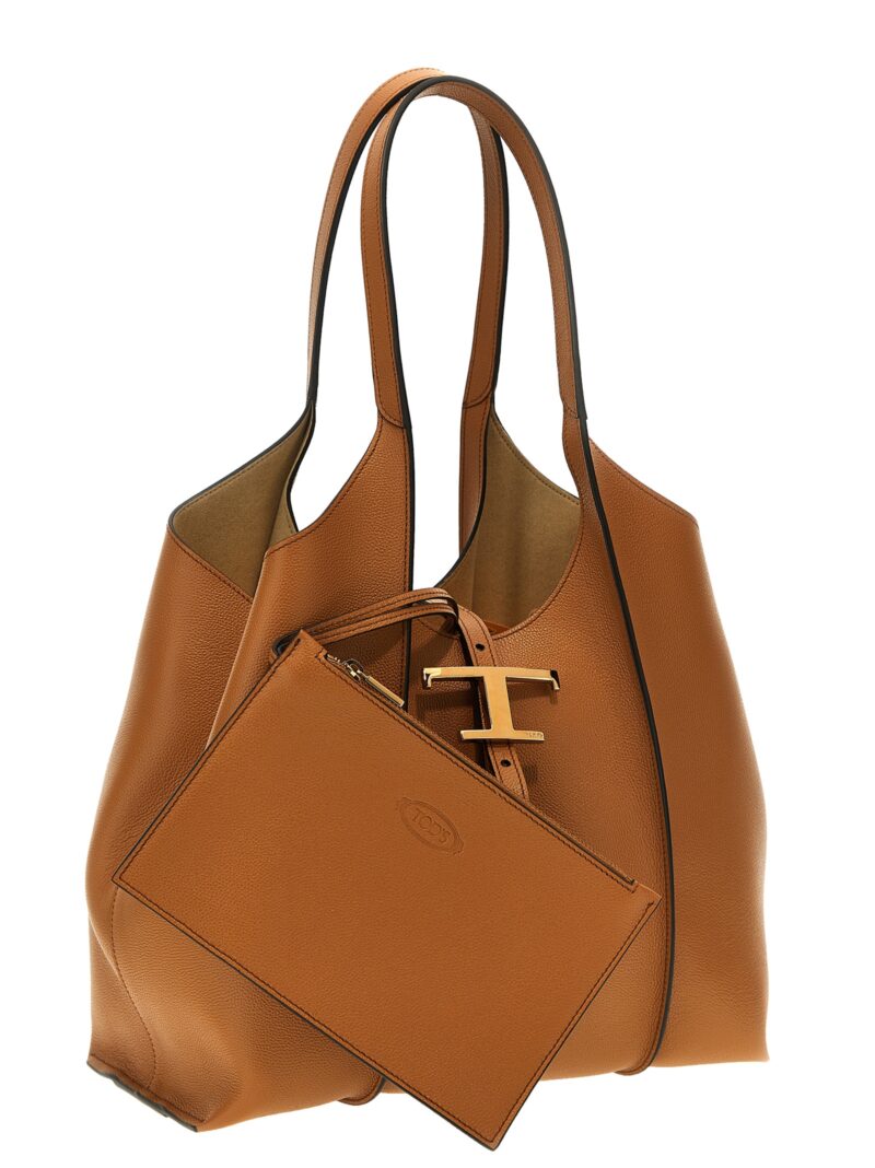 'T Timeless' mini shopping bag Woman TOD'S Brown