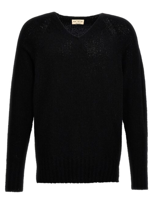 V-neck sweater MA'RY'YA Black