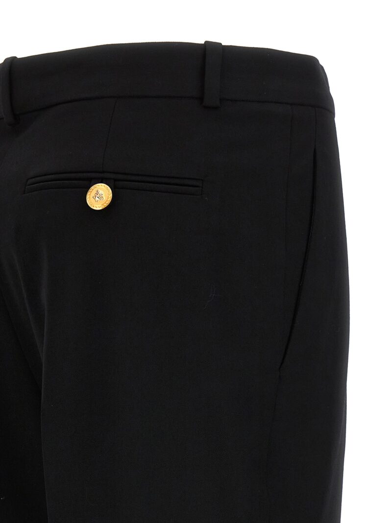 Classic pants 98% virgin wool 2% elastane VERSACE Black