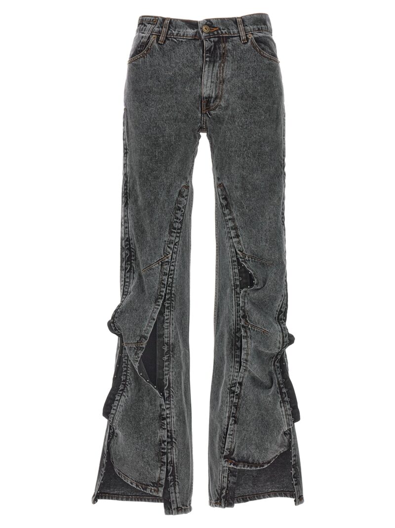 'Hook and Eye' jeans Y/PROJECT Black