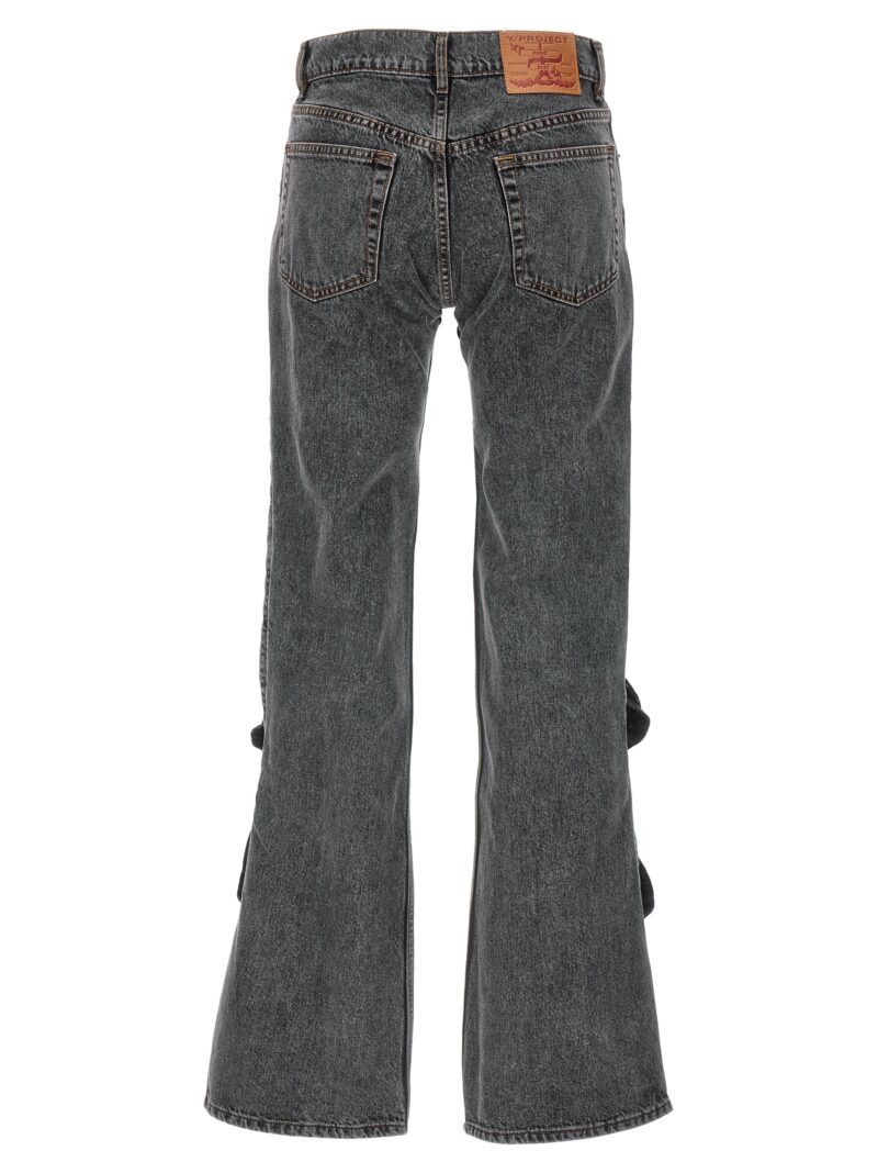 'Hook and Eye' jeans Woman Y/PROJECT Black