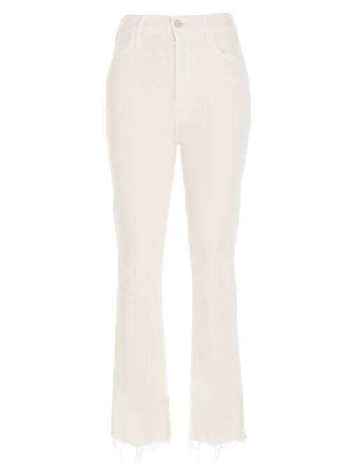 'The Hustler Ankle Fray’ jeans MOTHER White