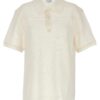 'AC Mesh' polo shirt COURREGES White